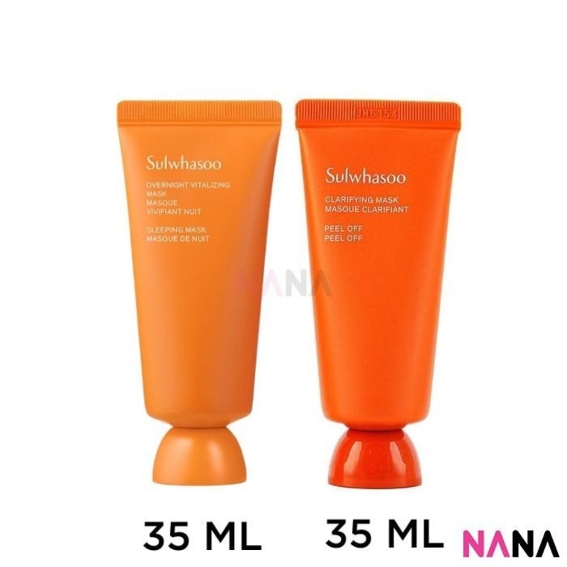 SULWHASOO Overnight Vitalizing Mask 35ml + Clarifying Mask 35ml