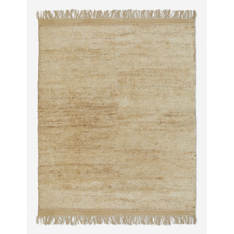 Jemsa Hand-Knotted Jute Rug Sand 6′ x 9′