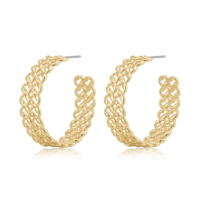 THE METAL LACE HOOPS