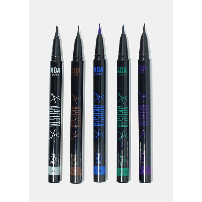 AOA Artista Fine Brush Tip Liquid Eyeliner Black