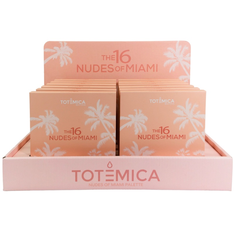 Totemica The 16 Nudes Of Miami Palette – Wholesale Display 12 Units (TBR23-E1D12)