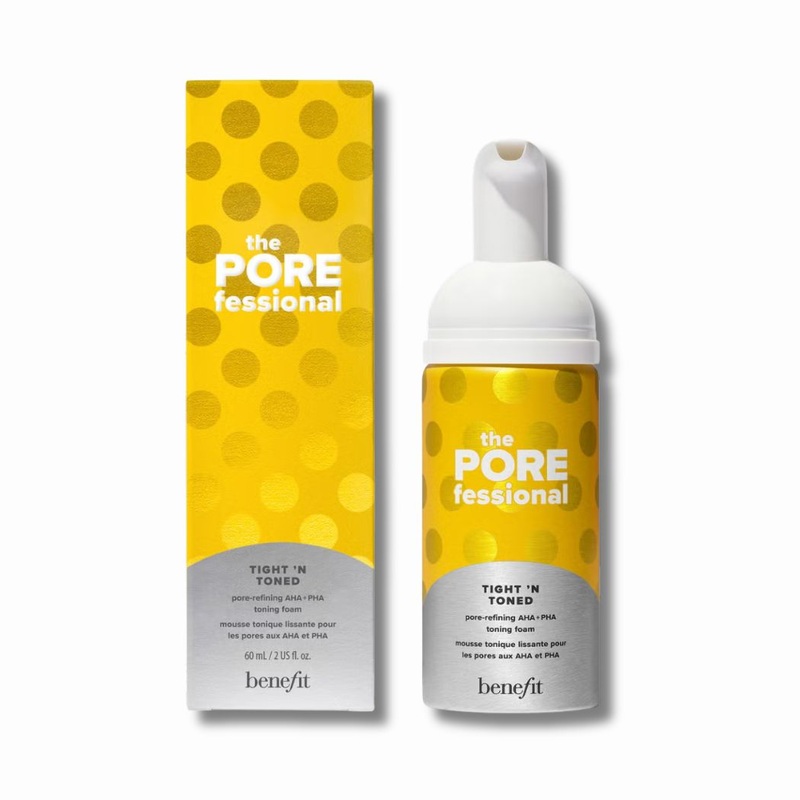 benefit The POREfessional Tight ‘N Toned AHA and PHA Toning Foam 60ml
