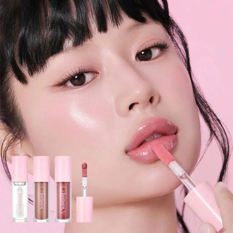 [Peripera] Ink Glasting Lip Gloss (9 colors) 001 CLEAR