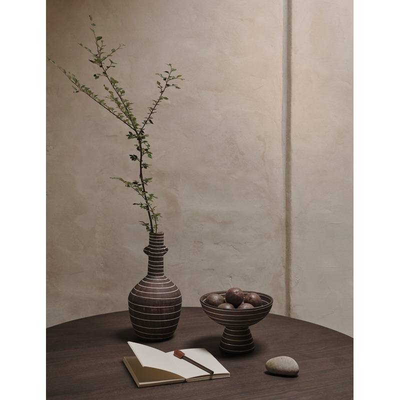 Brura Vase by Ferm Living Coffee