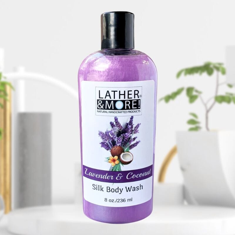 Lavender and Coconut Milk Silk Body Wash