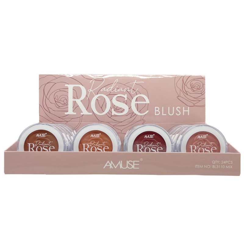 Amuse Radiant Rose Blush – Wholesale Display 24 Units (BL3110MIX)
