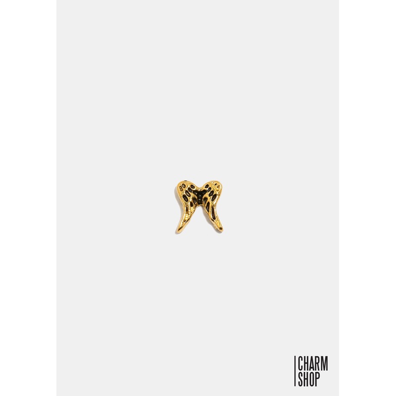 Dark Gold Double Wing Locket Charm