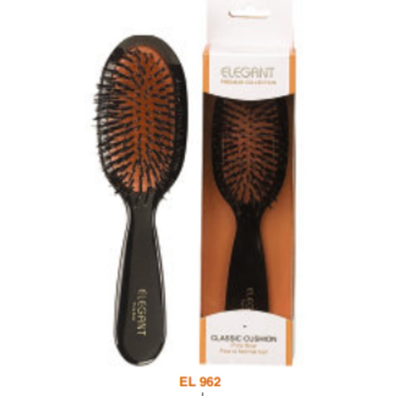 Elegant Premium Oval 100% Boar Small Brush