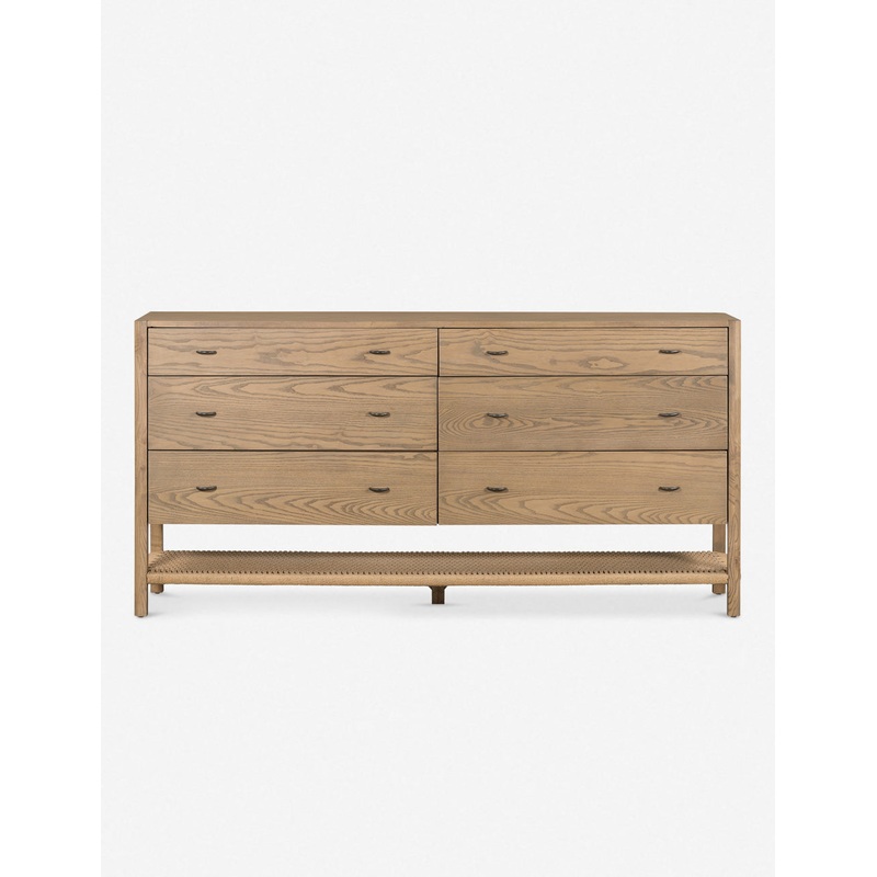 Laird 6-Drawer Dresser Natural 6-Drawer