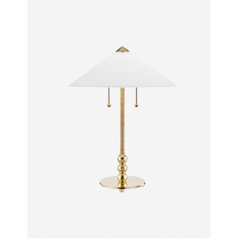 Zora Table Lamp Antique Brass