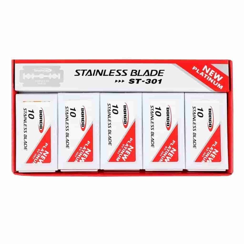 Dorco Double Edge Razor Blades 100pk – Red