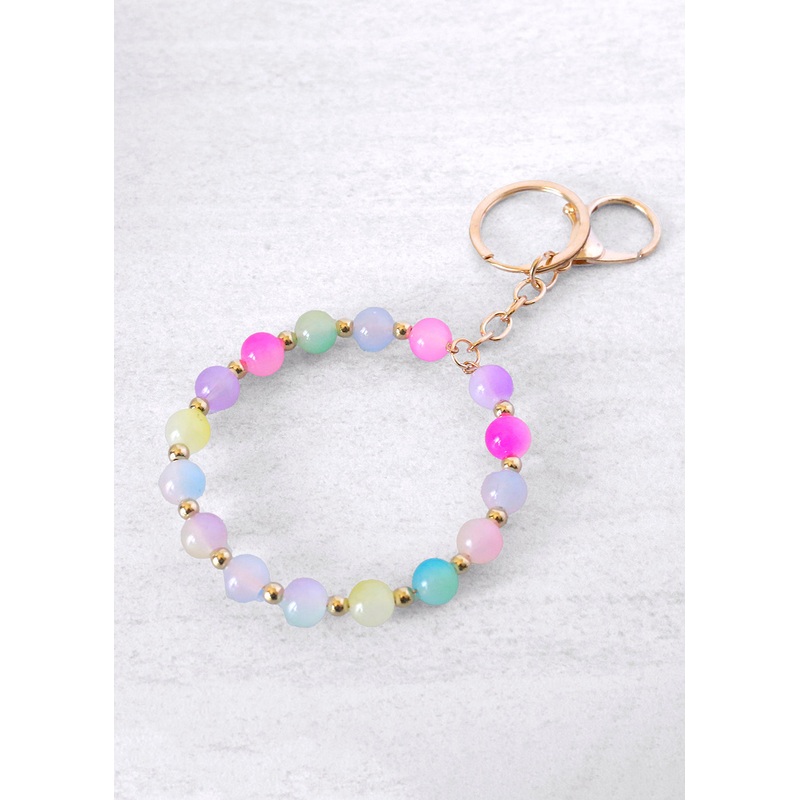 “Mermaid’s Melody” Keychain Bracelet Gold