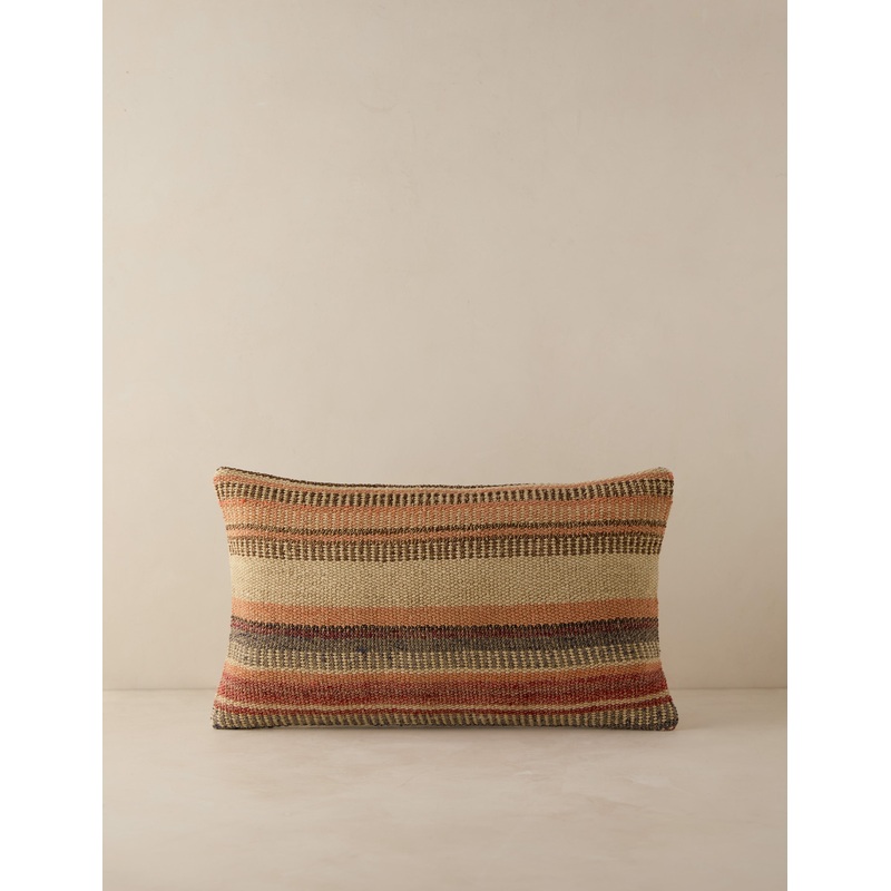 Vintage Lumbar Pillow No. 190, 12″ x 20″