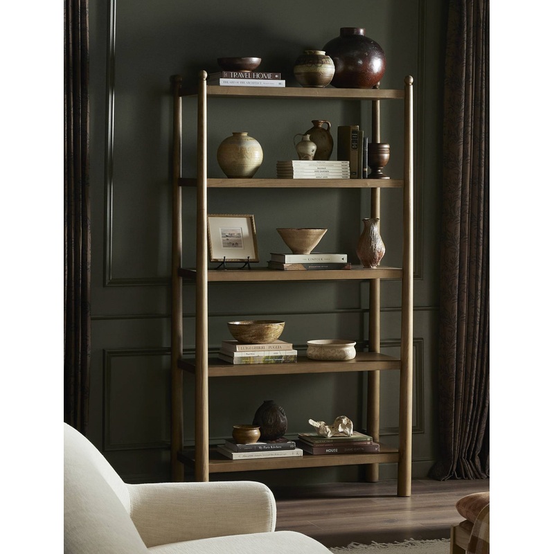 Eldridge Bookcase by Amber Lewis x Four Hands Black Oak