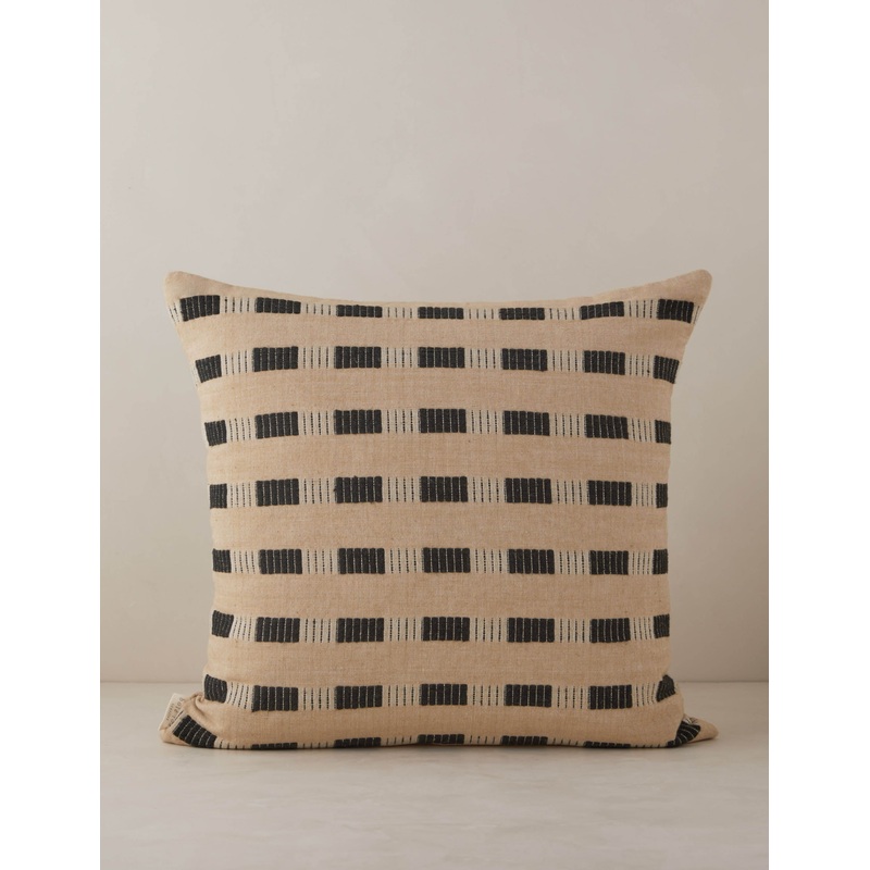 Berta Pillow by Bole Road Textiles Sand