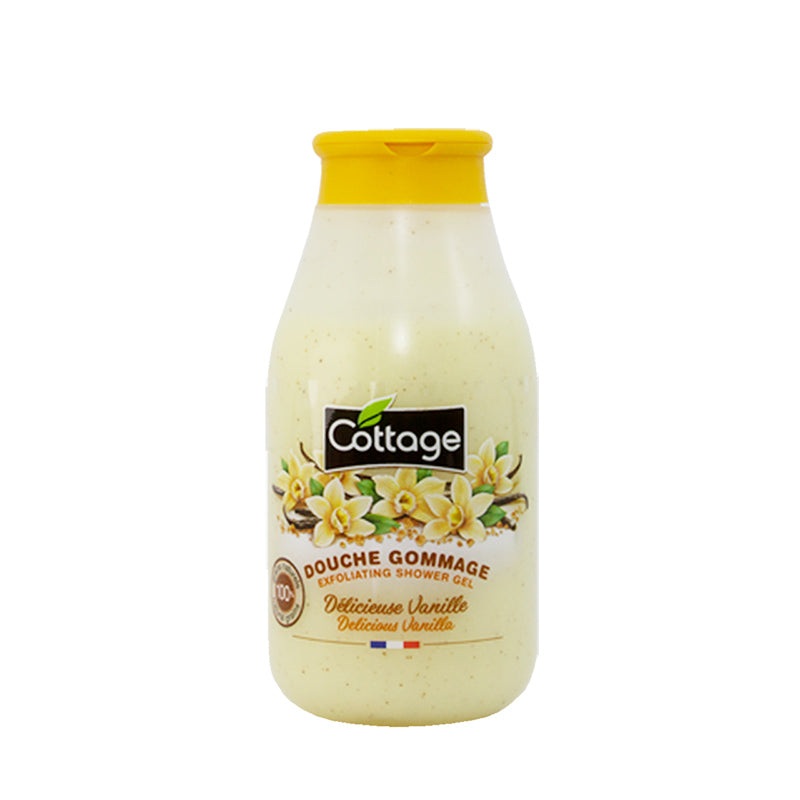Cottage Exfoliating Shower Gel – Delicious Vanilla 270ML