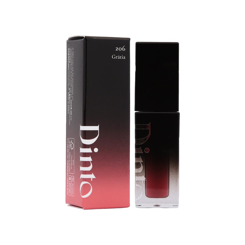 Dinto Vegan Glowy Lip Tint #206 Gratia  1pc