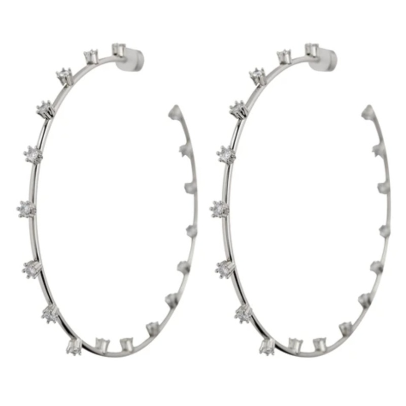 Stardust Statement Hoops Gold