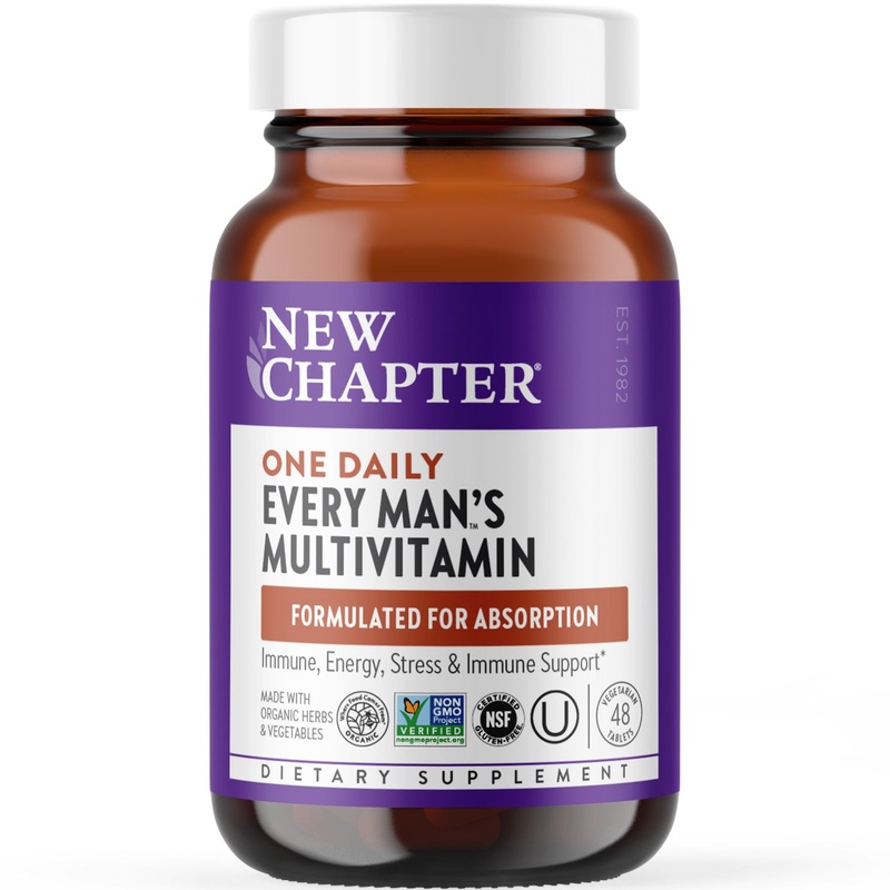 Every Man’s One Daily Multivitamin – For Immune, Energy, Stress & Heart Support 48 count