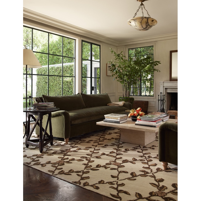 Hennie Sofa Flax Performance Cotton Weave 72″W