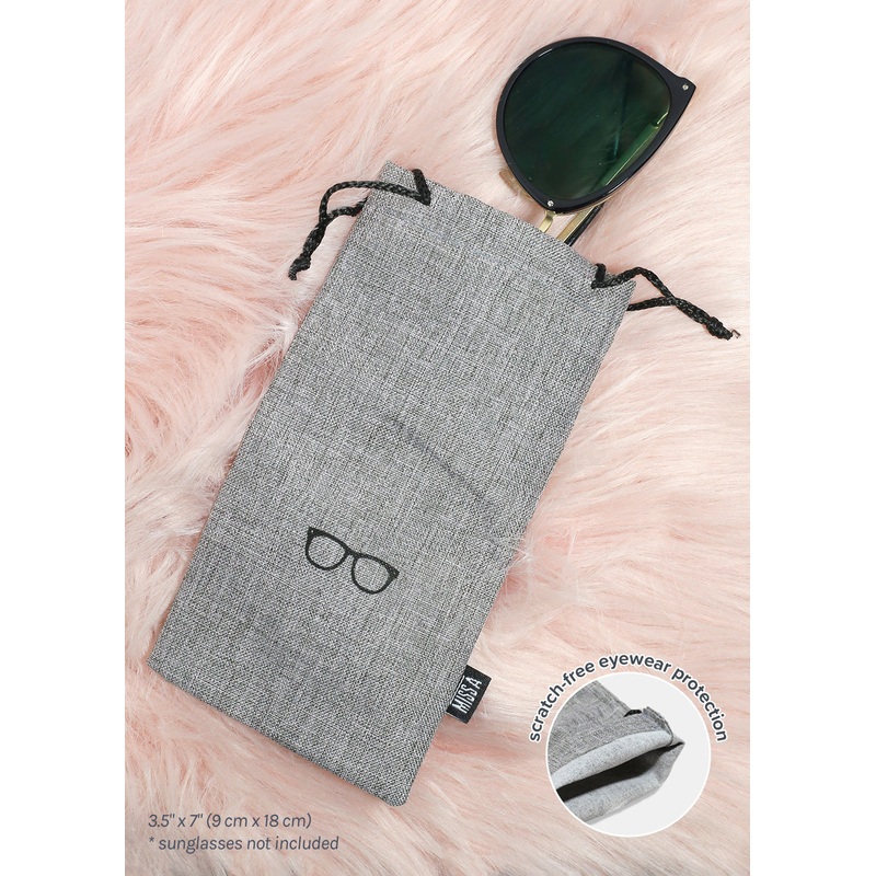 Miss A Linen Eyewear Pouch