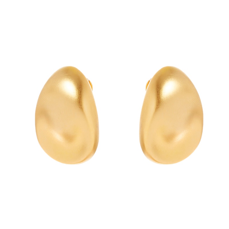 Gold Clip on Earrings