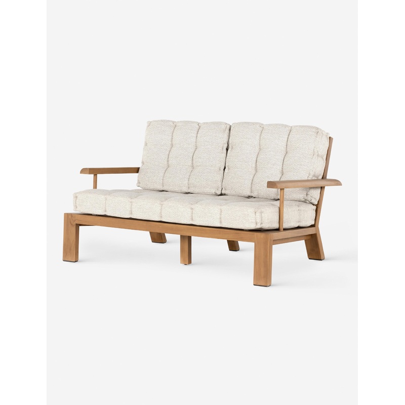 Amabel Indoor / Outdoor Sofa Natural Teak 59″W