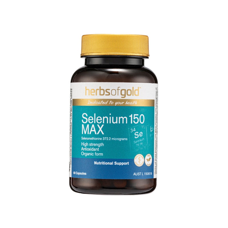 Herbs Of Gold Selenium 150 Max 60Capsules 60capsules