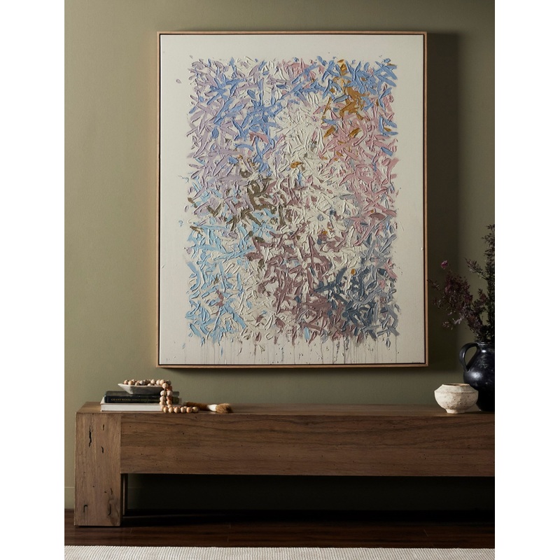 Our Hands Are Open No. 14 Wall Art by Tyler Guinn Blue 48.5″ x  60″
