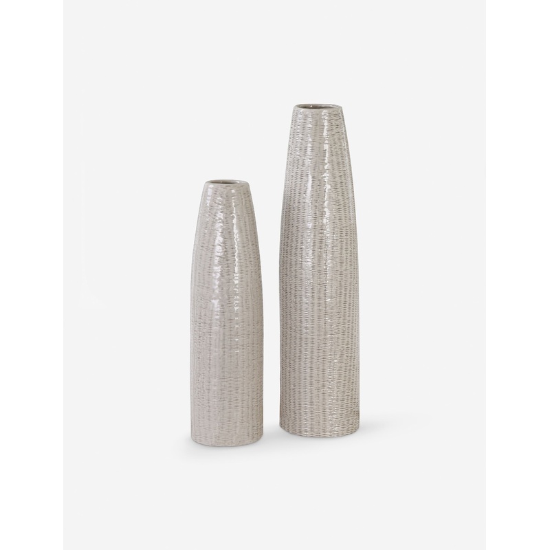 Henning Decorative Vases (Set of 2) Gray