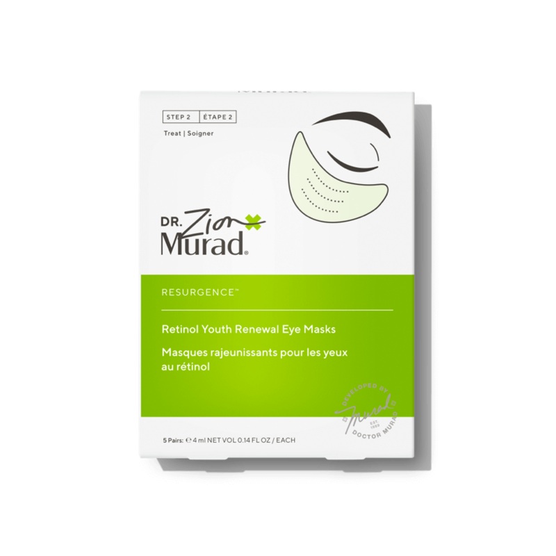 Murad Retinol Youth Renewal Eye Masks 0.14 oz / 4 ml – 5 Pairs | Resurgence