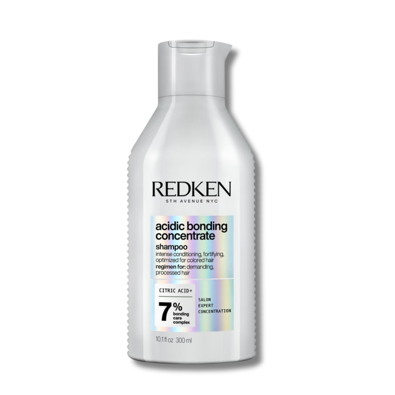 Redken Acidic Bonding Concentrate Shampoo, Bond Repair for Damaged Hair, Sulphate Free for Gentle Cleansing 300ml