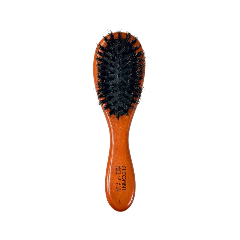 Elegant #469 Anti-Static Oval Boar Hairbrush – Small (6.75″)