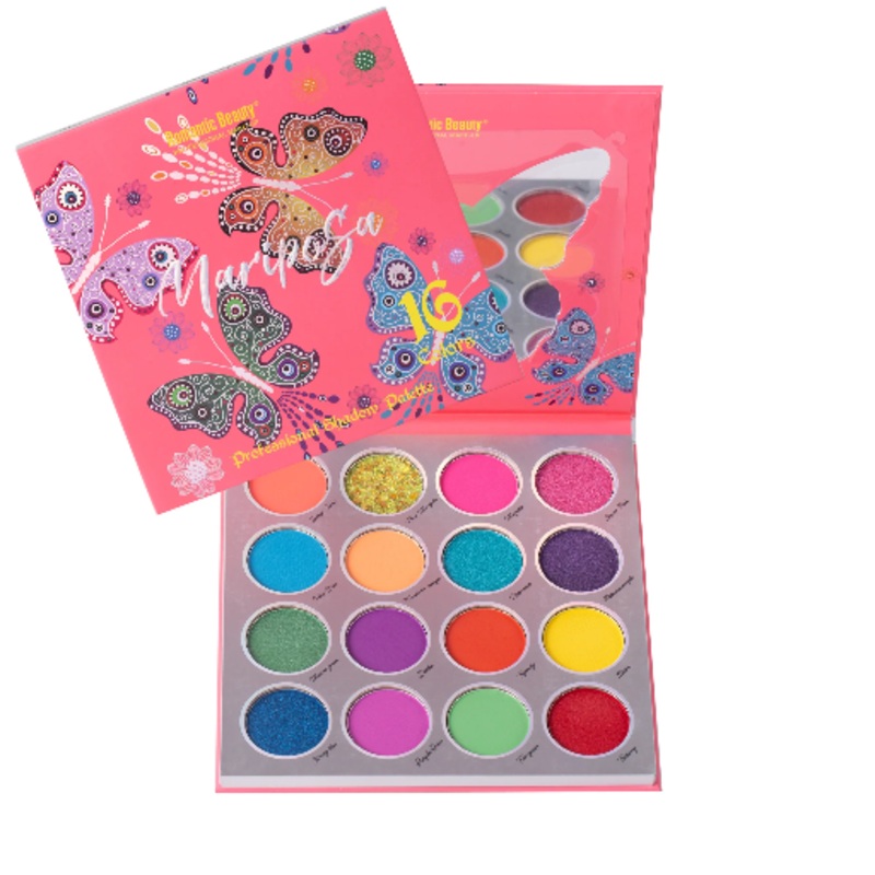 MARIPOSA-16COLOR EYESHADOW PALETTE (3 PCS)