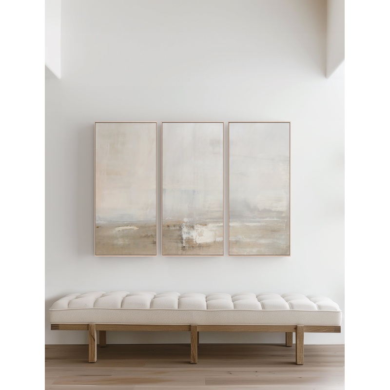 Dune Triptych Wall Art (Set of 3) by Carol Benson-Cobb Natural 21″ x 46″