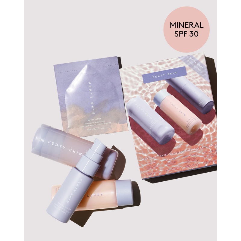 Fenty Skin Travel-Size Start’r Set with Mineral SPF: Dry Skin Edition US
