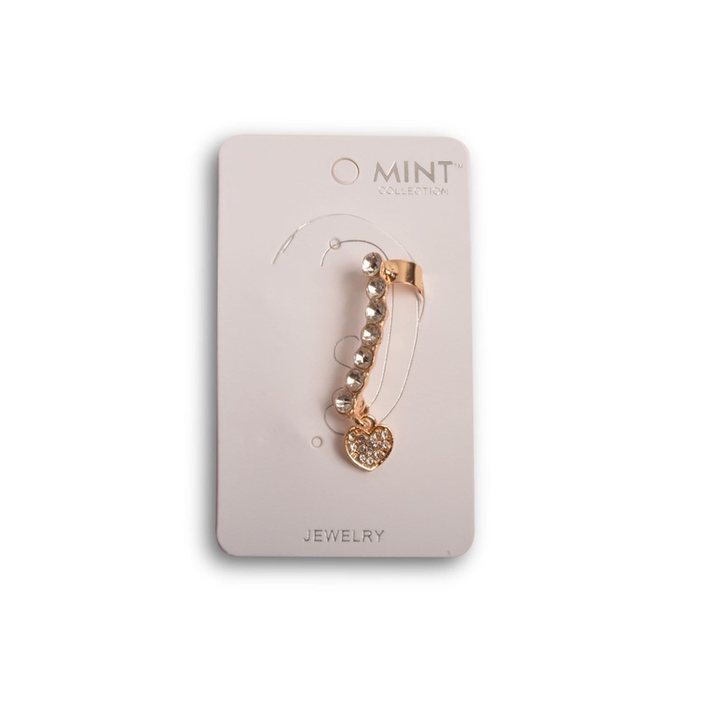 Hearts Are Prettier Ear Cuff Gold