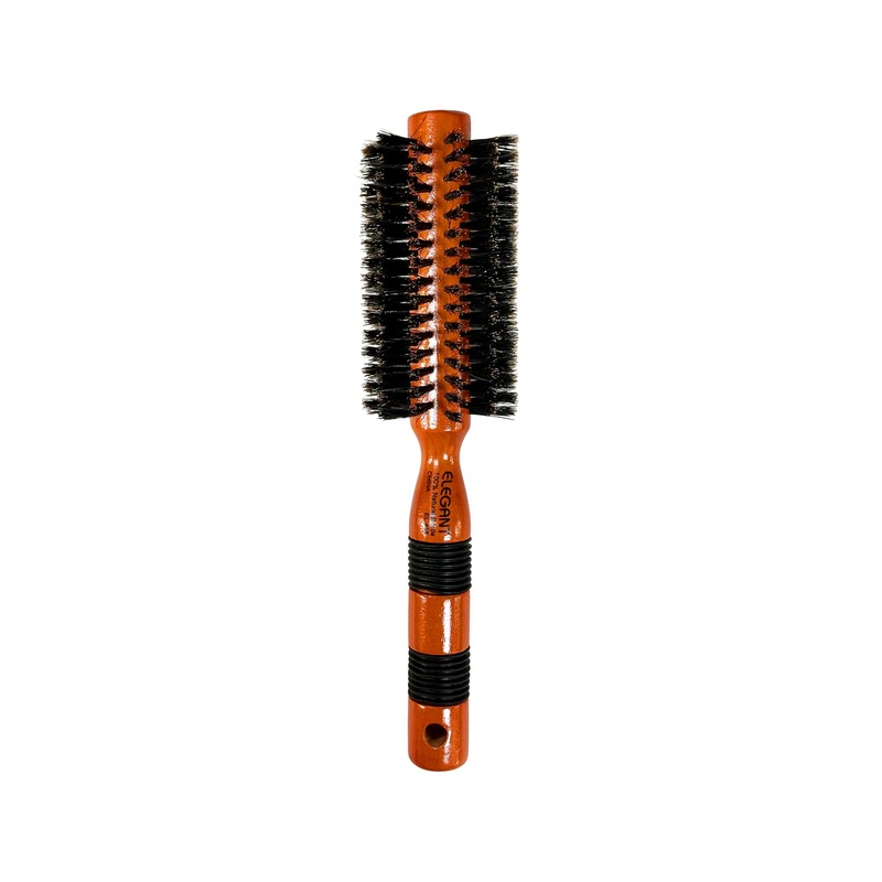 Elegant #458 Round Boar Hairbrush –  Small (2.25″) | 12 Rows