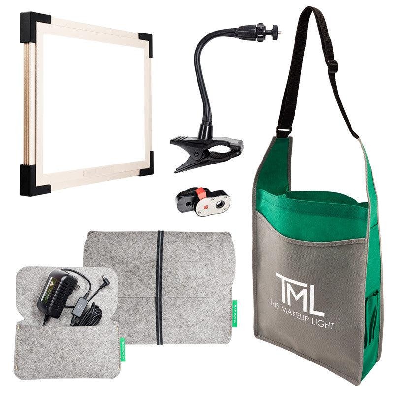 The Makeup Light Key Light 2.0 Starter Kit with EZ-Clamp Gold