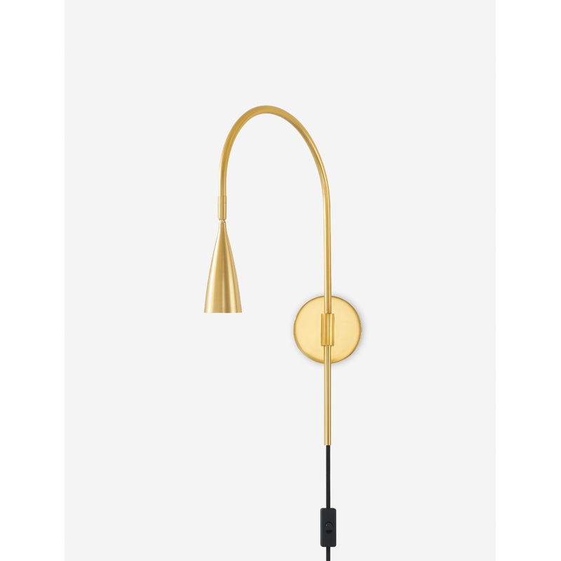 Milford Plug-In Sconce Brass