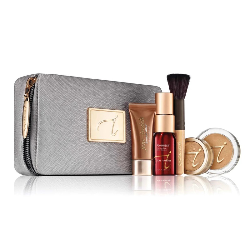 Jane Iredale Starter Kit Skincare Makeup System – Medium Light (Warm Sienna)