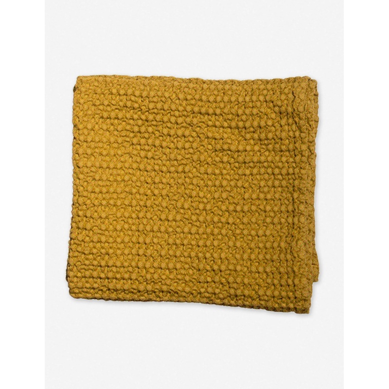 Hawkins New York Simple Waffle Hand Towel Mustard 19″ x 39″