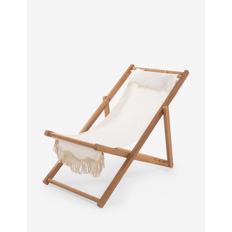 Sling Chair by Business & Pleasure Co. Monaco Black Stripe