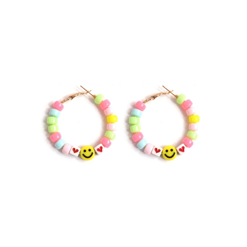 Smile Hoop Earring