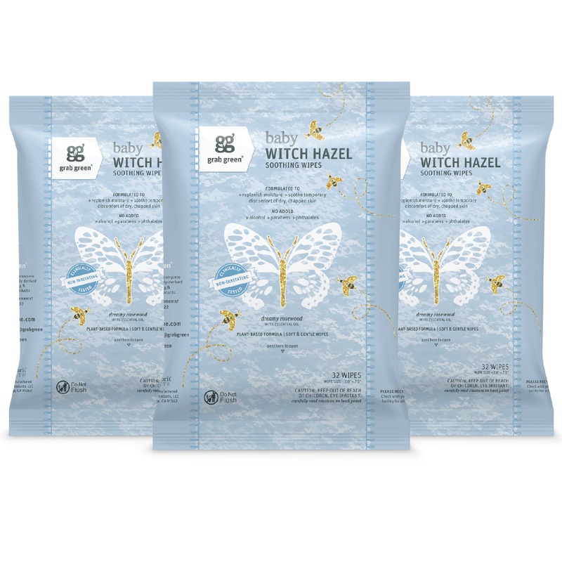 Baby Wipes – 3 Pack – Witch Hazel (Subscription)