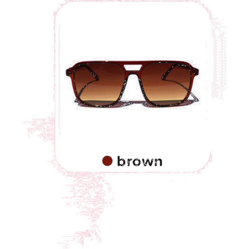 Square Aviator Frames Black