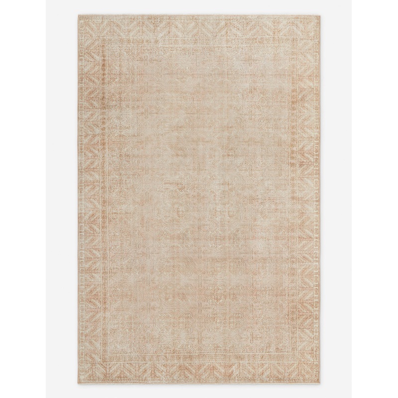 Vintage Turkish Hand-Knotted Wool Rug No. 301, 6’9″ x 10’3″