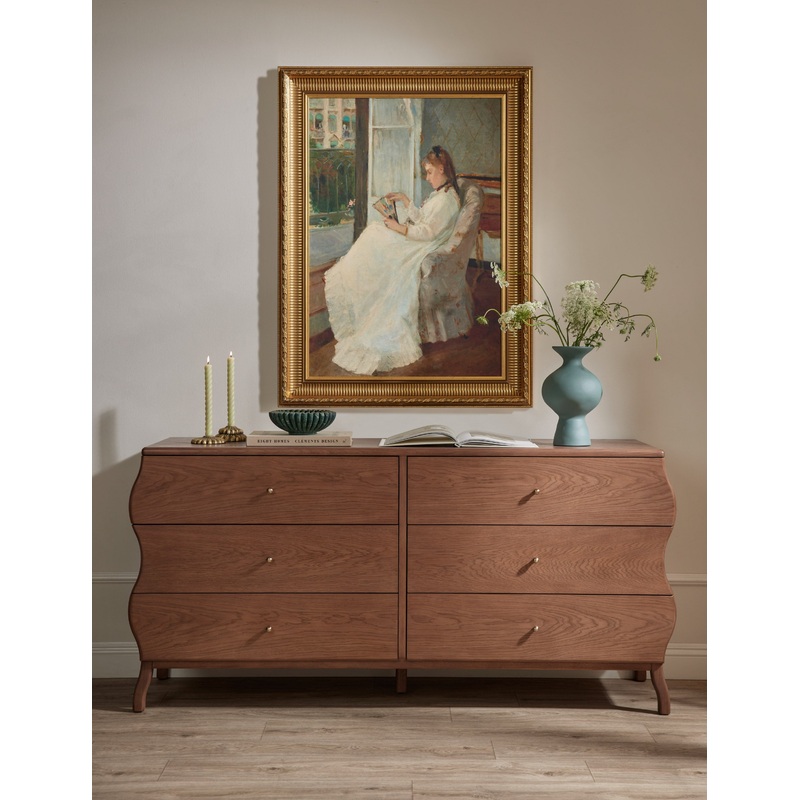 Summer Reverie Wall Art by Alex Zane Ornate Gold 24″ x 32″