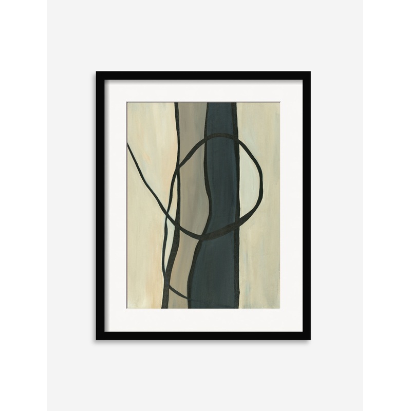 Zen Movements Print by Karla Carranza Black 30″ x 40″
