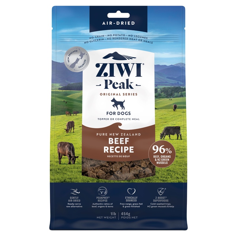 Air-Dried Dog Food – Beef  All Natural, High Protein, Grain Free, Limited Ingredient w/ Superfoods 1.0 lb